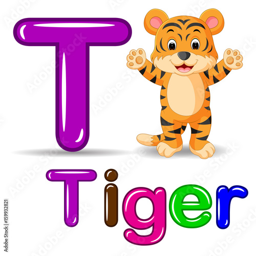 Cute tiger cartoon