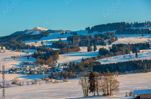 Winterlandschaft im Allgäu Peterstal  photo