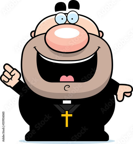 Cartoon Priest Idea