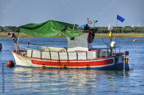 BARCA DE PESCA EN PUNTA UMBRÍA, HUELVA