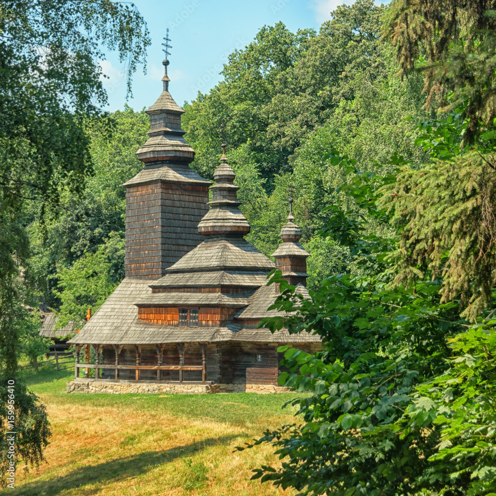 Church of Intercession of Holy Virgin 1792. Pirogovo museum, Kiev, Ukraine Church of Intercession of Holy Virgin 1792. Pirogovo museum, Kiev, Ukraine