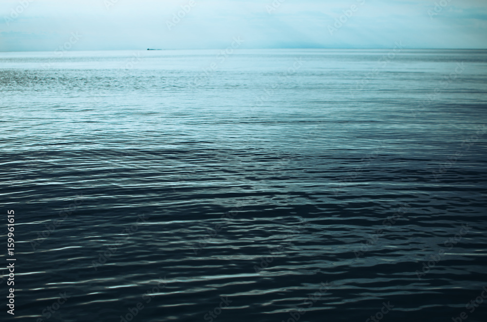 Obraz premium Blue sea water background