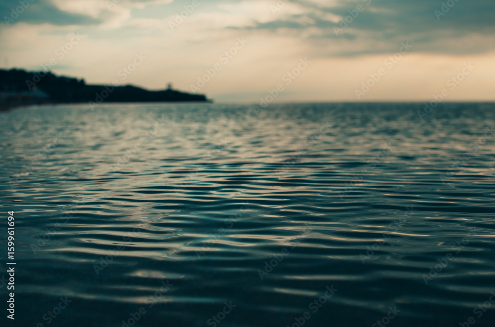 Obraz premium Blue sea water background