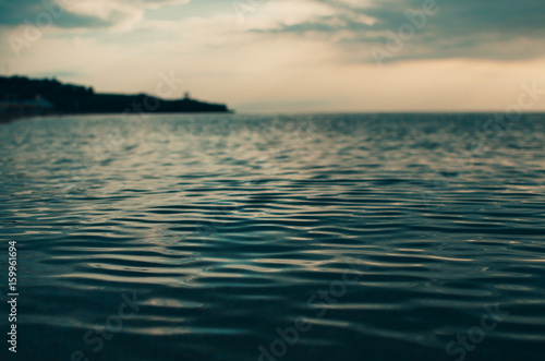 Fototapeta Naklejka Na Ścianę i Meble -  Blue sea water background