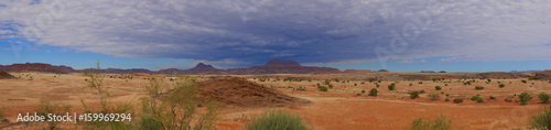 Twyfelfontein panorama, Namibia, Africa