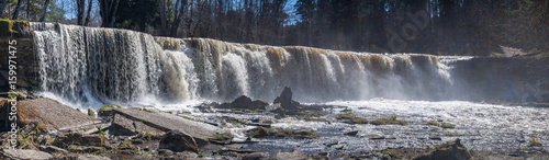 Waterfall on Keila river, Estonia.