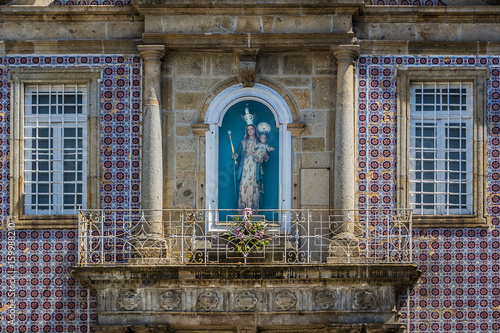 Canvas Print The Church of Nossa Senhora a Branca is located in Sao Vitor, Braga, Portugal