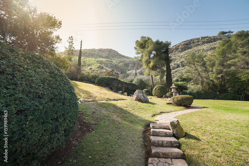 Japanese Garden at Kibbutz Hephzibah photo