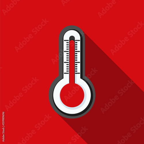 Hot Thermometer Illustration