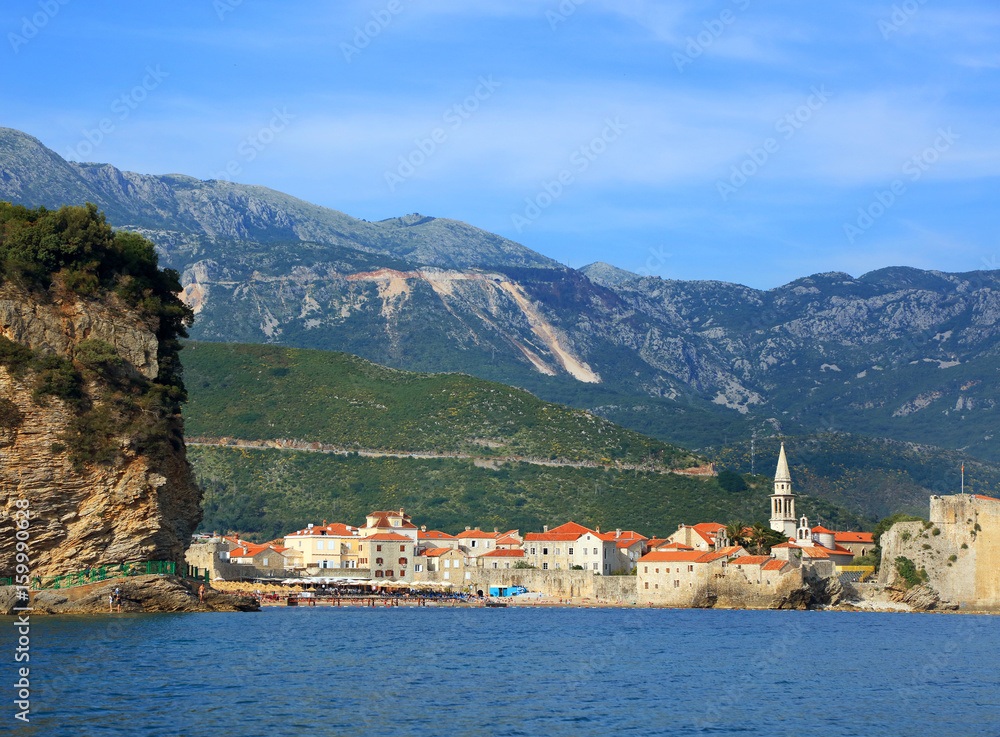 Adriatic coast in Montenegro, Budva, Europe