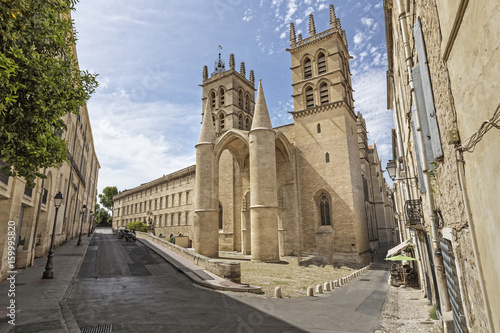 Die Kathedrale in Montpellier, Südfrankreich