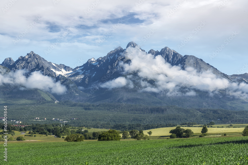 Obraz premium Tatra mountains landscape.
