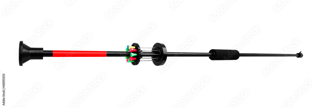 Blowgun isolated on white Blowgun isolated on white
