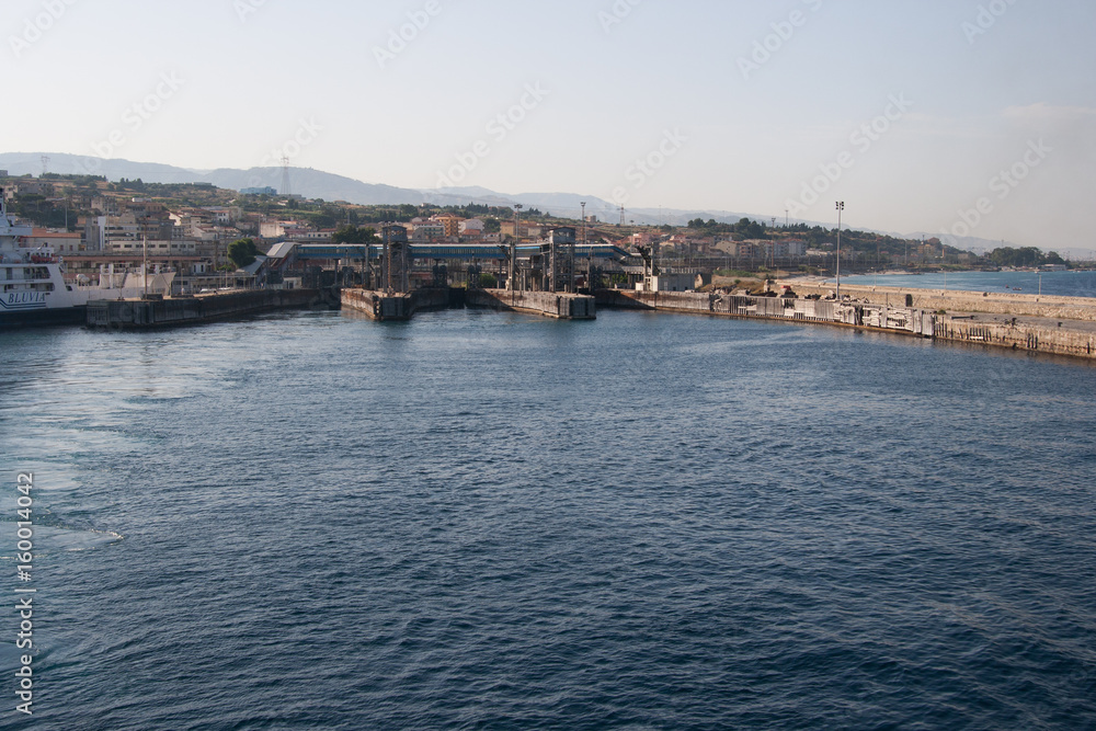 Italy,The Strait of Messina - Harbor of Villa san Giovanni