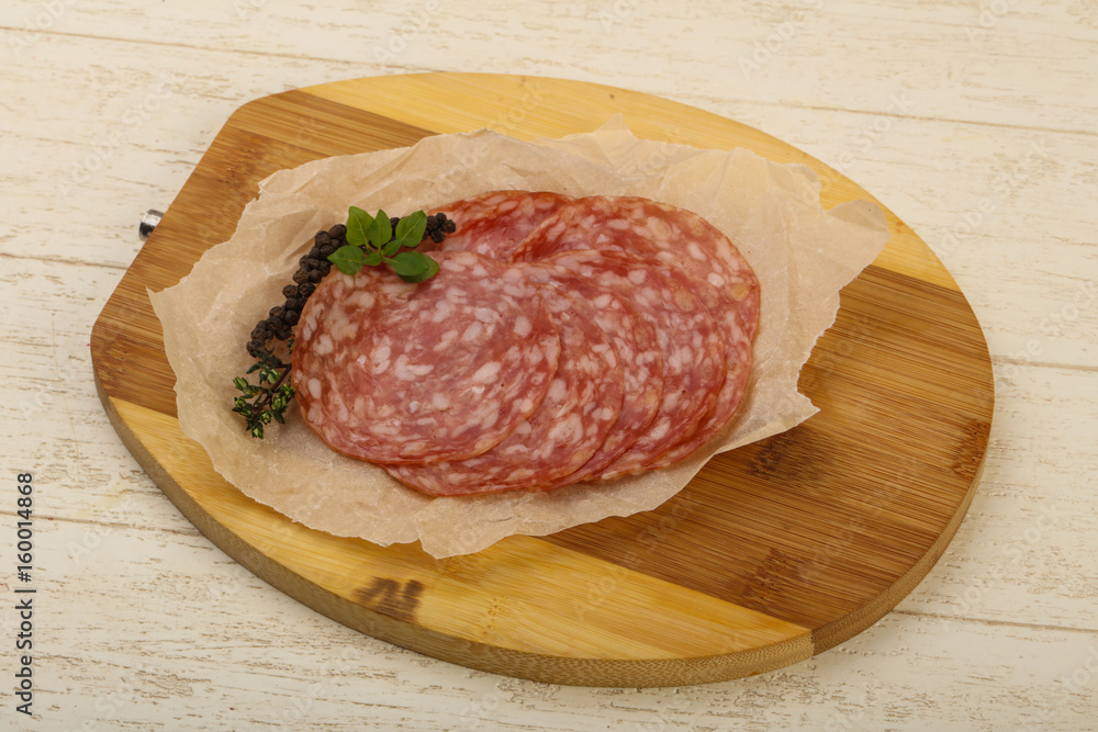 Sliced salami Sliced salami