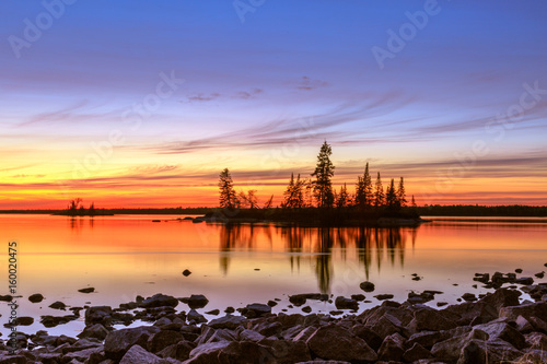 Otter Falls Sunset photo