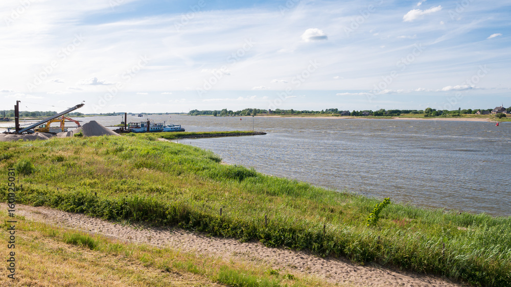 South bank of Waal river near Zuilichem, Bommelerwaard, Netherlands South bank of Waal river near Zuilichem, Bommelerwaard, Netherlands