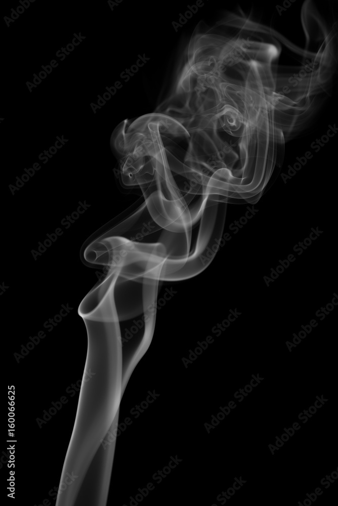 Smoke isolated on black background Smoke isolated on black background