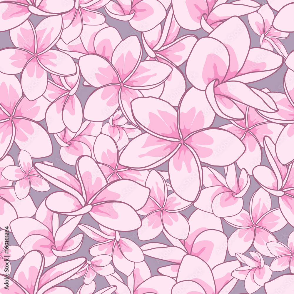 Floral element seamless background.
