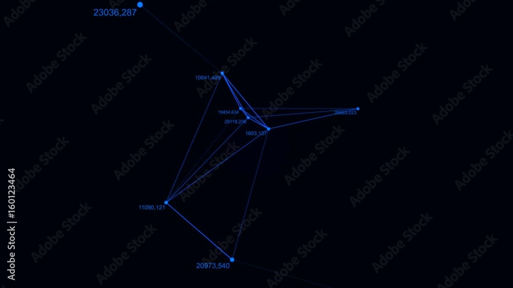 Futuristic technology abstract background. Beautiful plexus with numbers. Loop Animation. Business Concept. Futuristic technology abstract background. Beautiful plexus with numbers. Loop Animation. Business Concept.