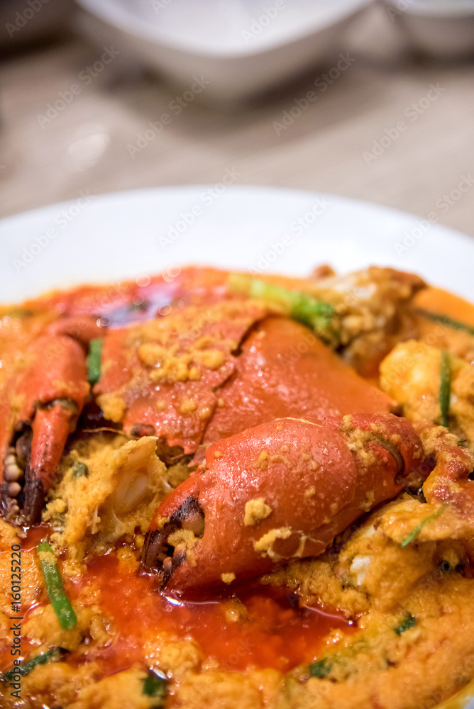 Sauteed Crab in Curry