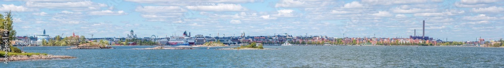 Schären vor Helsinki Panorama Kustaanmiekka Helsinki Finnland