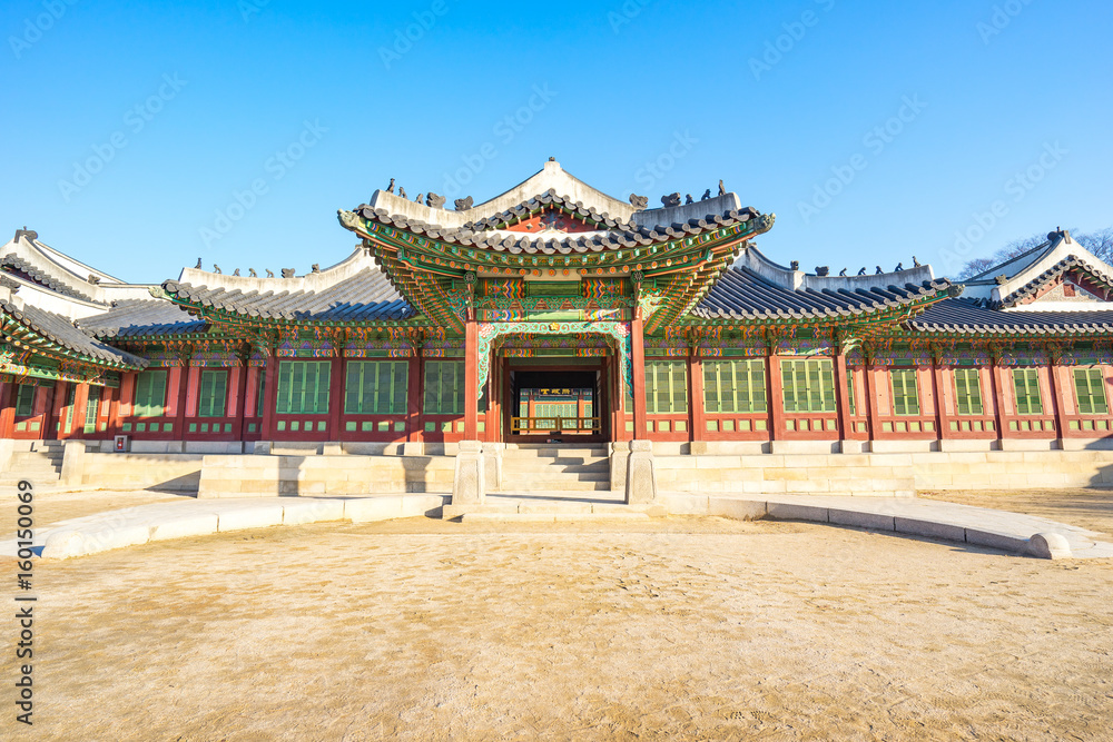 Fototapeta premium Pałac Changdeok w Seulu w Korei Południowej