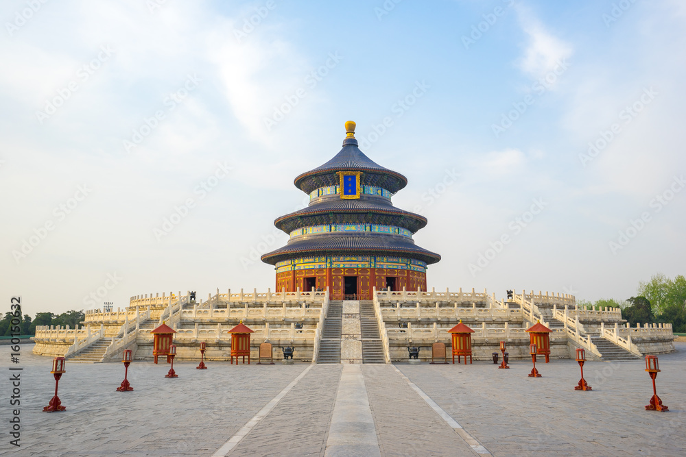 Hall of Prayer for Good Harvests in Temple of Heaven in Beijing city, China Hall of Prayer for Good Harvests in Temple of Heaven in Beijing city, China
