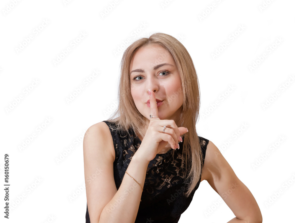 Adorable young blonde shows sign behave quieter Adorable young blonde shows sign behave quieter