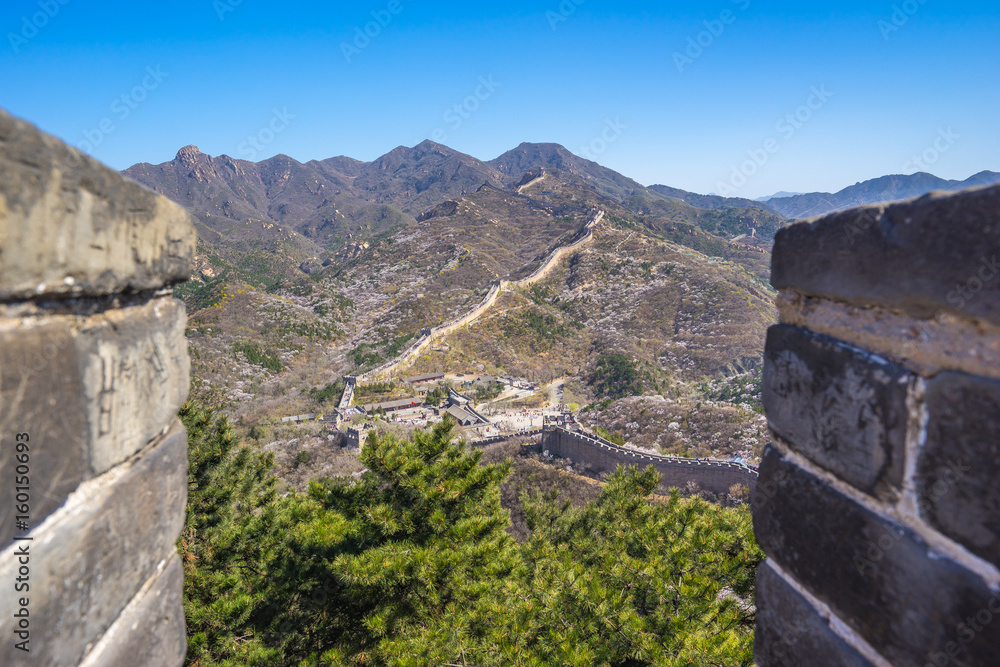 Badaling Great Wall of Beijing in China