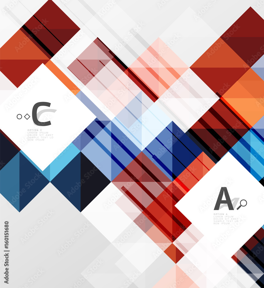 Modern geometrical square banner, minimalistic abstract background Modern geometrical square banner, minimalistic abstract background