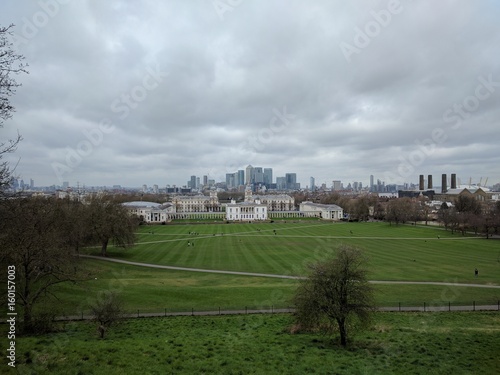 View of London from Greenwich Observatory