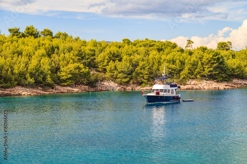 Beautiful adriatic rocky coastline