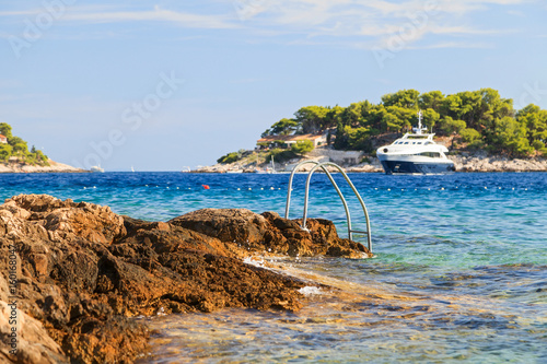 Beautiful adriatic rocky coastline