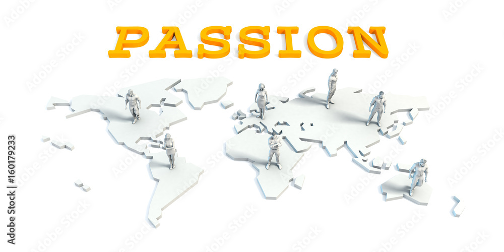 Obraz premium Passion Concept with Business Team