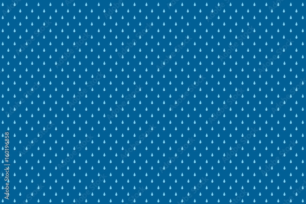 Rain drops on blue background. Vector illustration Rain drops on blue background. Vector illustration