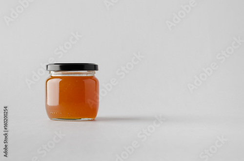 Apricot Jam Jar Mock-Up