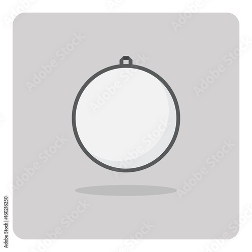 Vector of flat icon, Light reflector for photography on isolated background