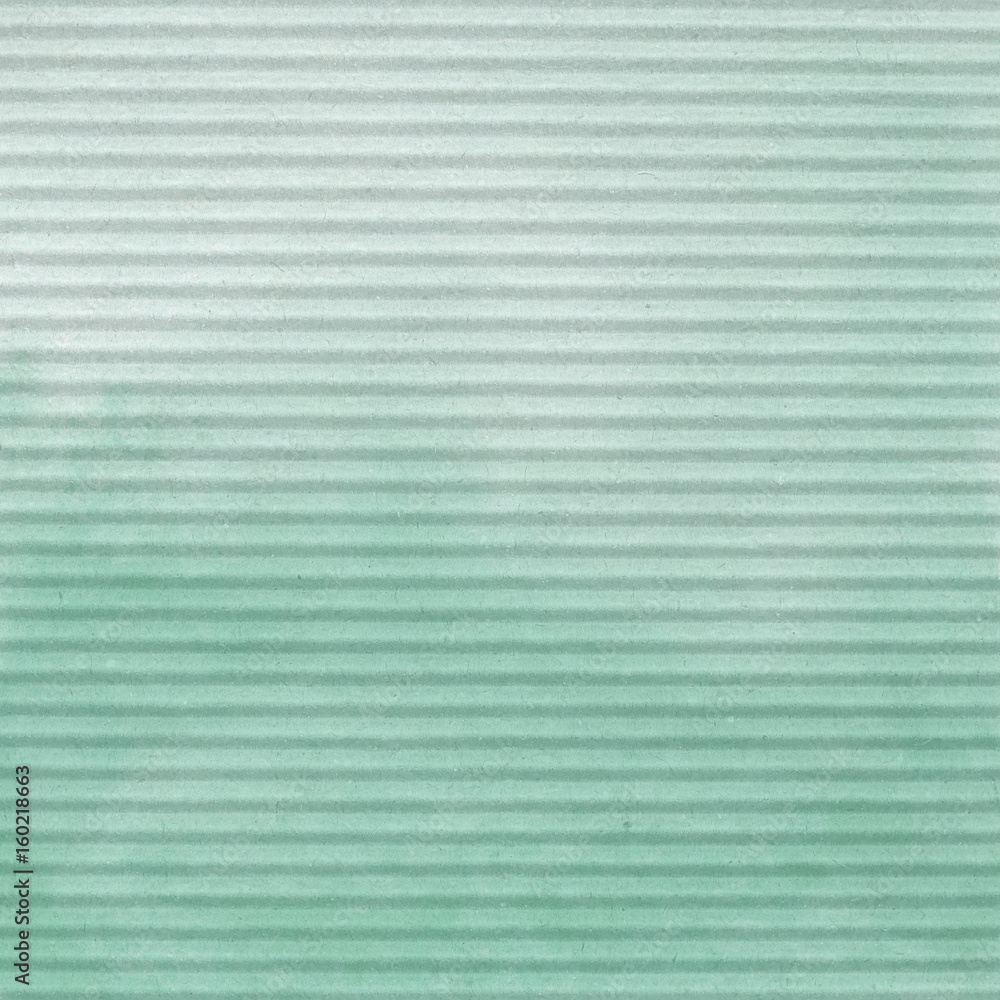 Green corrugated paper useful as a background Green corrugated paper useful as a background