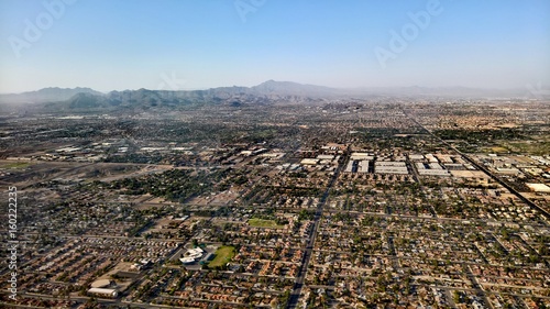 Las Vegas jenseits vom Strip. Luftbild 