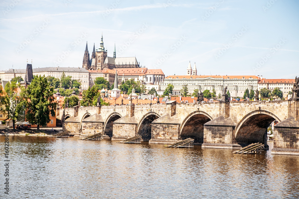 Prague - bridge, Czech Republic