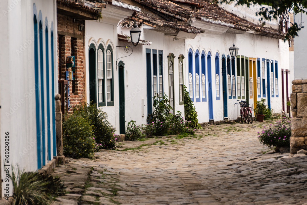 Historische Dorfstraße in Paraty, Brasilien