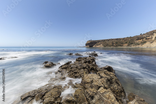 Pacific ocean motion blur w...