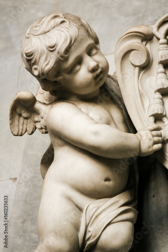 Angel Statue in Ghent Cathedral