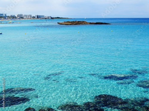 beach coast landscape mediterranean sea Cyprus island © Anastasia Tsarskaya