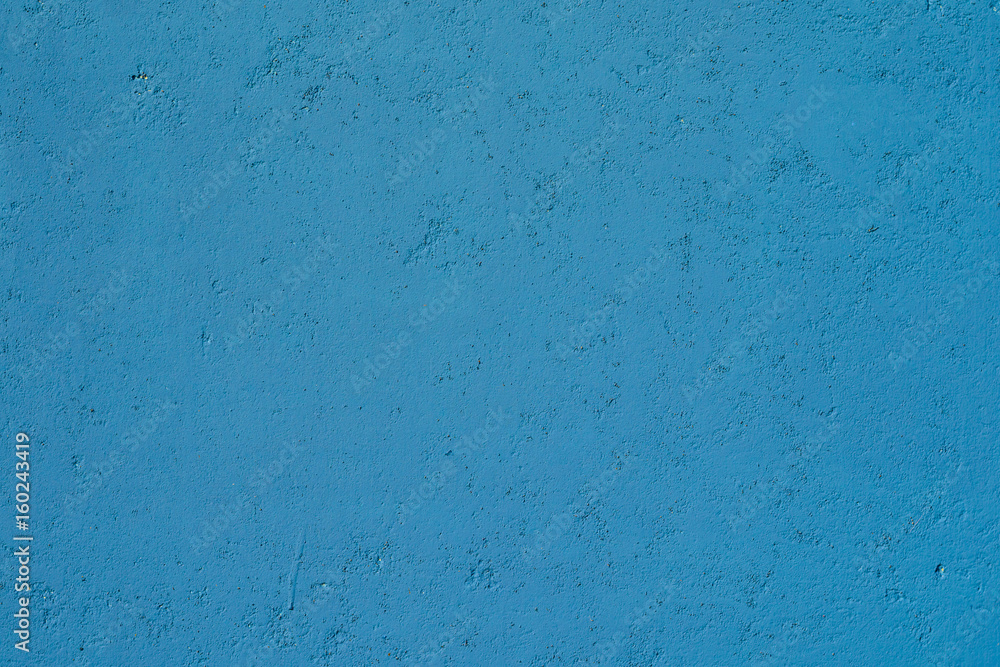 Obraz premium Blue plaster wall texture. Empty plaster background