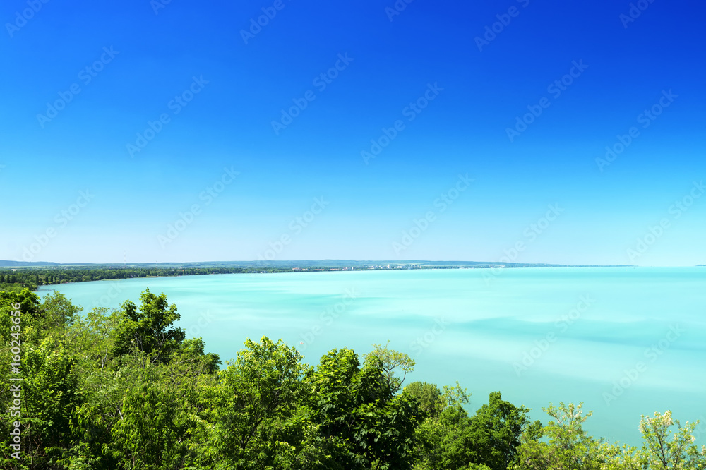 Landscape of Lake Balaton, Hungary ( Balatonvilagos )