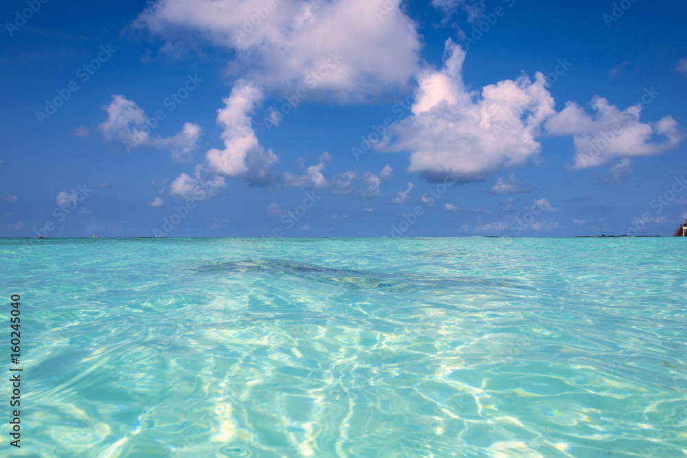 Ocean and Sky on the Maldives Ocean and Sky on the Maldives