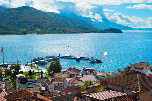 Ohrid in a sunny day. Macedonia