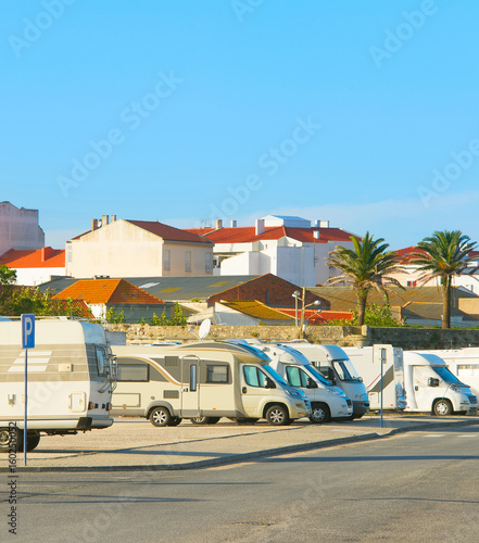Caravan car parking
